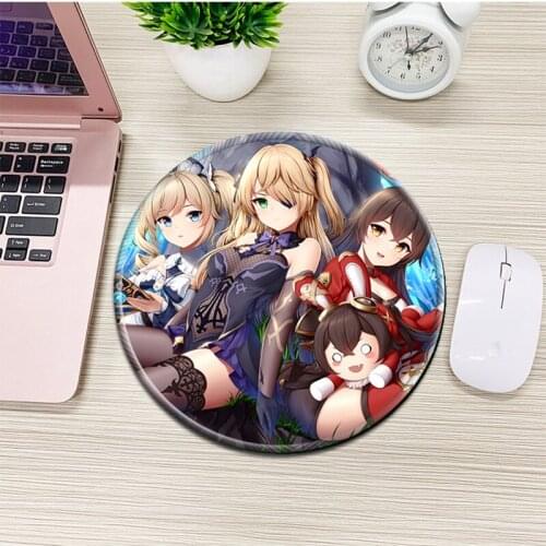 Christmas gifts for kids Game Genshin Impact Cosplay Props Anime Project Accessories Rubber Mouse pad Xmas holiday Diy souvenirs