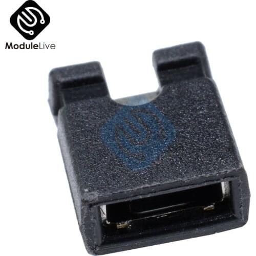 100PCS Pitch Jumper Shorted Cap Hat /Headers /Wire Housings 2.54MM Shunt 2.54 MM