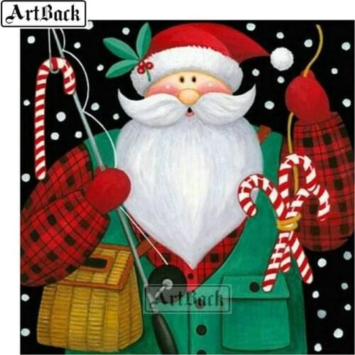 Rhinestone 5D diamond painting Christmas sticker full square drill 3d diamond mosaic rhinestone home decoration FSA112