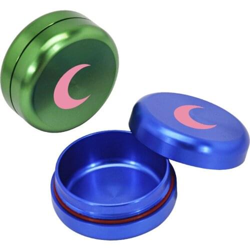 Tobacco accessories aluminum alloy metal pill box sSpice cigarette material airtight storage tank removable pill box