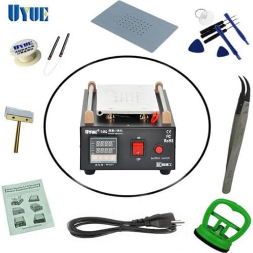 UYUE 948Q High Quality 110/220V Build-In Air Pump Vacuum LCD Screen Separator Machine Repair Machine For Phone+Gifts