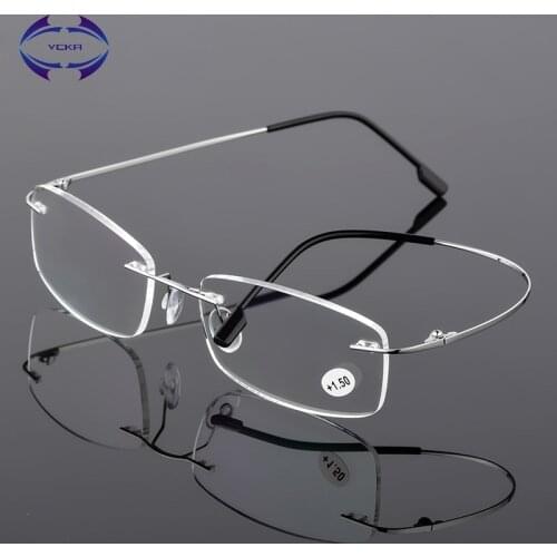 VCKA Vintage Fashion Reading Glasses Women Men Retro Brand Designer Presbyopic Hyperopia Eyewear Light +1.00 +1.50 +2.00 +2.50
