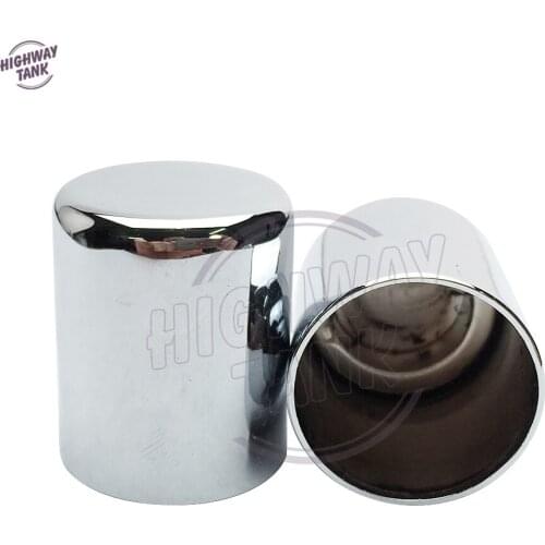 1 Pair Chrome Motorcycle Docking Hardware Point Cover Kit case for Harley Touring 2009-2016