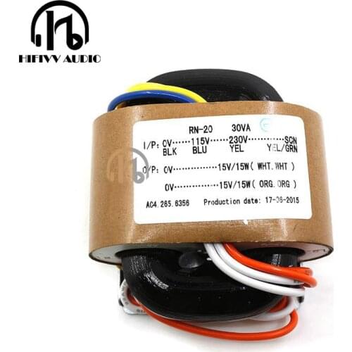 Hifivv audio 30W transformer output voltage double 15V R transformer DAC preamp headphone amplifier