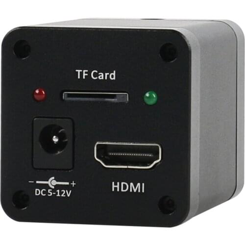 SONY Imx323 10MP HD 1080P HDMI Lab Digital Industrial Video Microscope C Mount Camera TF Video Recorder For Phone PCB Soldering