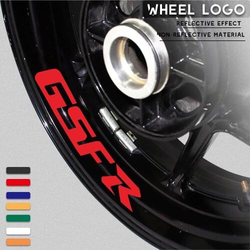 For SUZUKI GSFR gsf r Motorcycle Wheel Sticker Reflective Rim Stripe Tape Motorbike Decal Styling Stick
