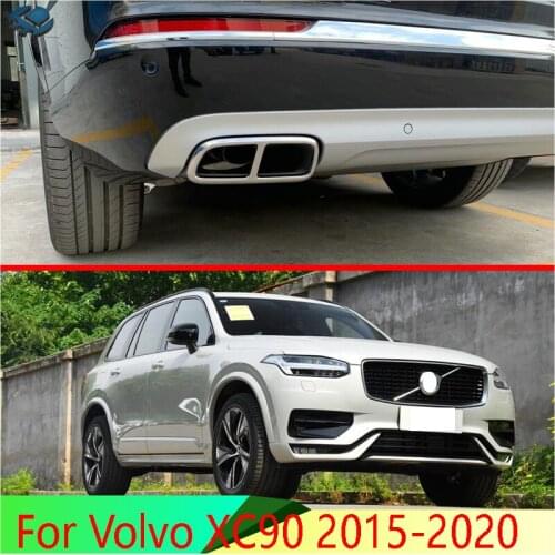 For Volvo XC90 2015-2020 Car Accessories Stainless Steel exhaust muffler tip