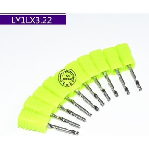 3.175mm*22mm*45mm,cnc tungsten steel aluminum end mill,1 flute spiral alucobond milling cutter,aluminum engraving router bit