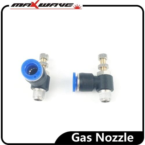 Gas Nozzles Of CO2 Laser Head Air Argon Gas Nozzles Use For CO2 Engraving Cutting Machine