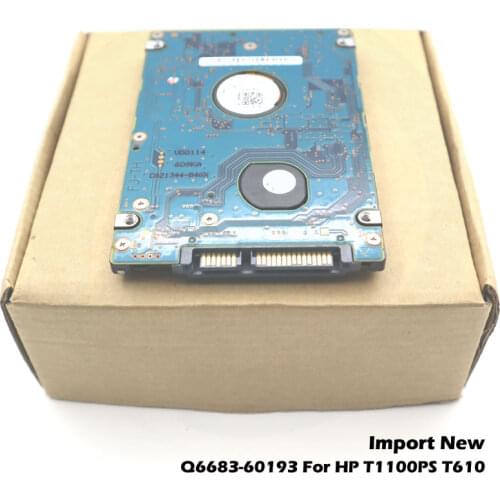 Import New For HP Designjet T1100 T1100PS T610 T610PS Hard Drive Disk 160GB W/FW SATA HDD Q6683-60193 Q6683-67030 Q6684-60008