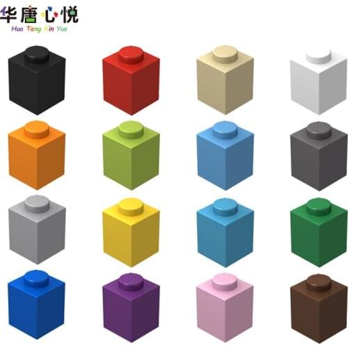 20PCS/Set 3005 MOC 1x1 Brick Assembles Accessories Parts Building Blocks Toys for Children Kids Gifts