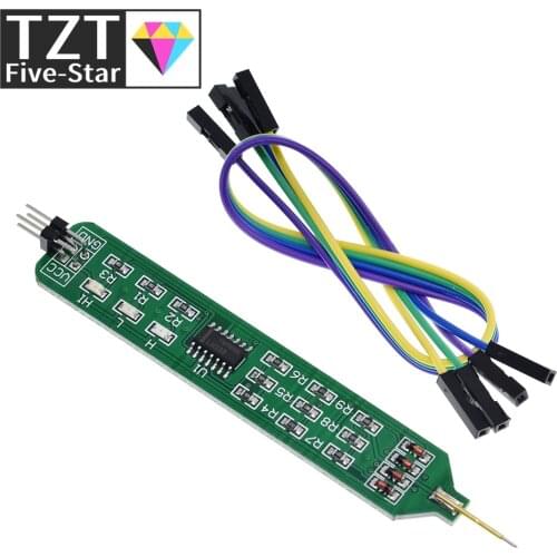 Logic Tester Pen Level Tester 5V 3.3V Digital Circuit Debugger Convenient and Quick Learning Board Necessary Tools