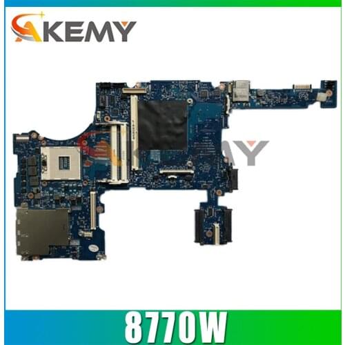 AKemy Laptop motherboard For HP Elitebook 8770W Mainboard 688745-001 688745-601 6050A2479201 QM77