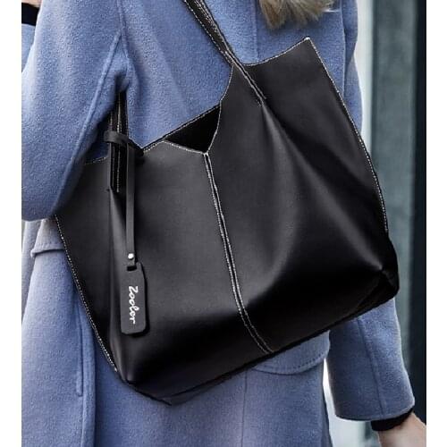 ZOOLER Brand Genuine leather Bags Large Business Women Handbag Totally Skin Shoulder bags Summer Big Leather purse bolsos SC398