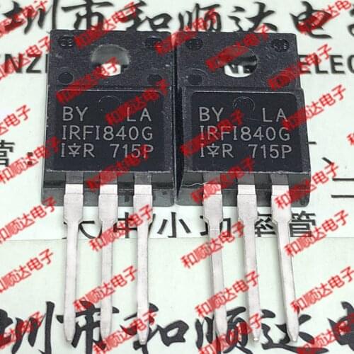 Original New / 5pcs / IRFI840G TO-220F 500V 4.6A