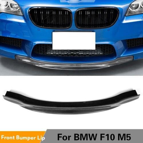Front Bumper Chin Lip Spoiler for BMW 5 series F10 M5 Sedan 4Door 2012-2016 Carbon Fiber / FRP