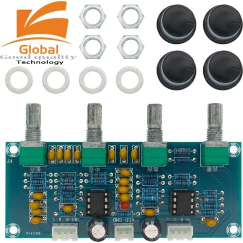 XH-A901 NE5532 Tone Board preamp Pre-amp With treble bass volume adjustment pre-amplifier Tone Controller For amplifier Board