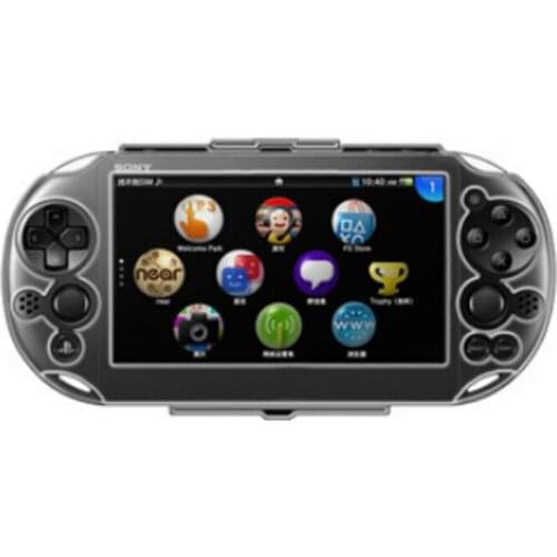 Transparent Clear Hard Case Protective Cover Shell Skin for Sony PlayStation Psvita PS Vita PSV 2000 Crystal Full Body Protector