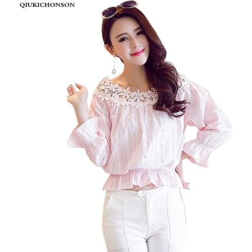 Qiukichonson Pink Blouses