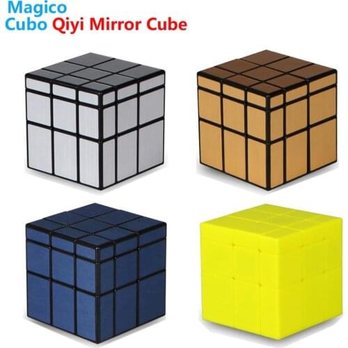 Qiyi Mirror Cube 3x3x3 Magic Neo Speed Professional Puzzle Cubo Magico Toys For Children Mirror Blocks 3x3 Cube Puzzles for Kids
