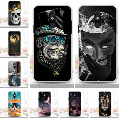 Silicone Case For LG Stylo 5 LG Stylo5 Case Soft Tpu Phone Back Cover 360 Full Protective Printing Transparent Coque