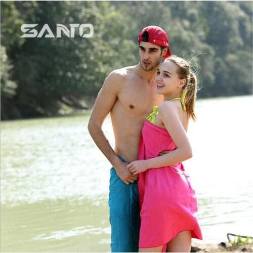 Outdoor Sports Towel SANTO H-04 130x80cm Beach Towel Men Women Quick-drying Bath Swimming Towel