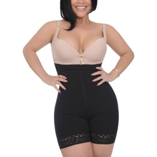 Women High Waist Hip Enhancer Underwear Butt Lifter Lace Tummy Control Panties Shaper Breathable Fabric High Panties