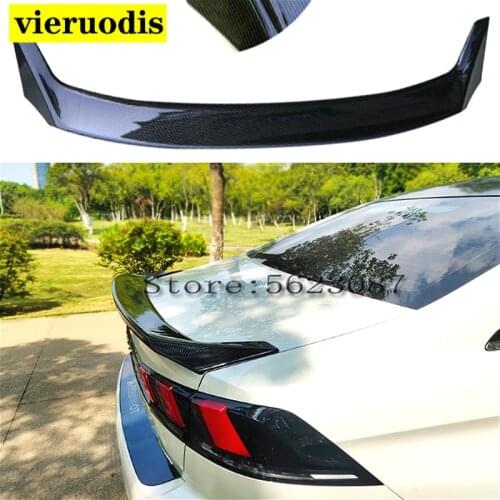 ABS Plastic Painted Black White Red Color Rear Spoiler Trunk Boot Wing Lip Spoiler For Peugeot 508 Spoiler 2019 2020