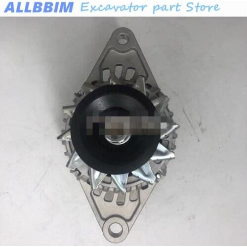 For Excavator parts Hitachi Sumitomo Sany XCMG 285/330/350/360/365 excavator 6HK1 high power 80A generator assembly quality