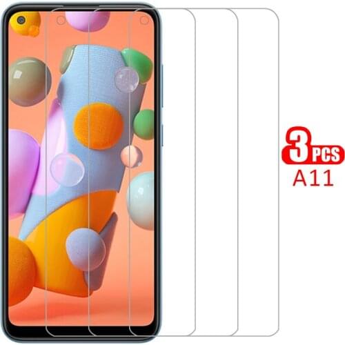 Protective tempered glass for samsung a11 screen protector on galaxy a 11 11a 6.4 film samsun samsumg sansung galaxi samsunga11