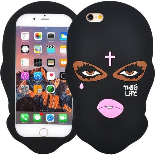Woman Face 3D Cute Cartoon Masked Teared Girls Jesus Christian Soft Silicone Phone Case for iphone 78 Xr 11 11 Pro 12 12Pro Max