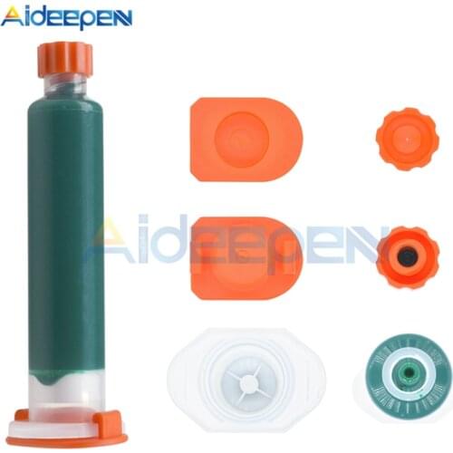 10cc 10ml UV PCB BGA Solder Resist UV Curable Soldering Great Mast Repair Paint Solder Mask Solder Resist Green