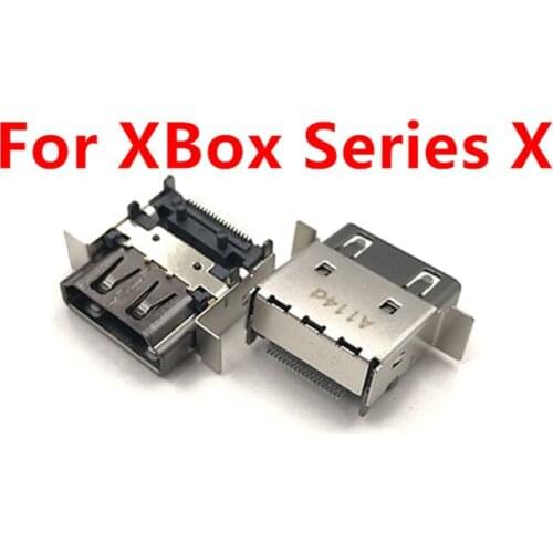 10pcs For Xbox Series SX HDMI-compatible Port Socket Interface for Microsoft XBOX Series X HDMI-compatible Port Connector