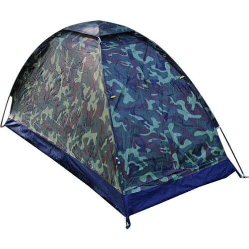 200*100*100cm 1 Person One Layer Camouflage Tactical Army Fans Military Combat Outdoor Climbing Hiking Urtralight Camping Tent