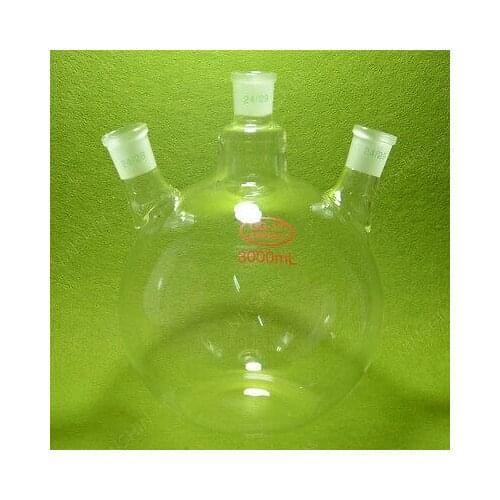 3000ml Boiling Plat Bottom Flask,heavy Wall,single Neck,with 24/29 Joint