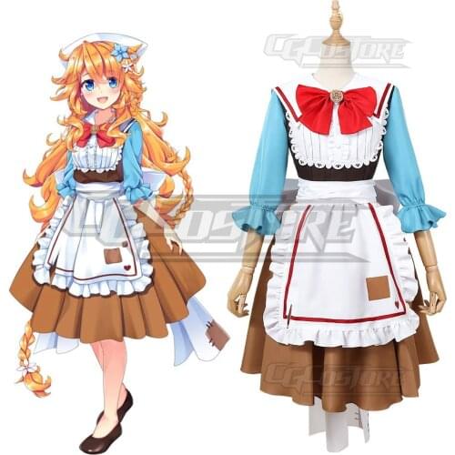 Anime Tsukino Mito Vtuber Youtuber Cosplay Costume Ichikara Dresses Christmas Halloween Free shipping CG700