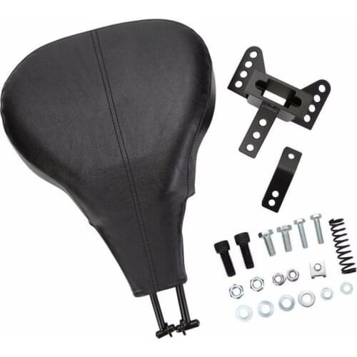 Black Adjustable Driver Rider Backrest Motorcycle For Harley Electra Glide Road King Street Glides 1998-2008