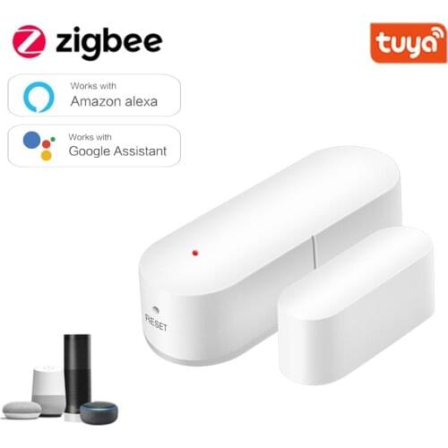 Tuya Smart ZigBee Door Window Contact Sensor Smart Home Wireless Door Detectors Open/Close APP Remote Alarm