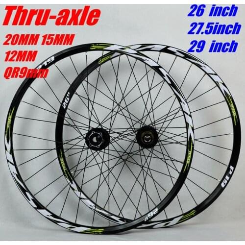 MTB Mountain Bike Wheels 26 27.5 29inch Bicycle wheels big hub 6 claws DH AM wheel 15mm 20MM 12MM 9MM Thru-axle wheelset Rim
