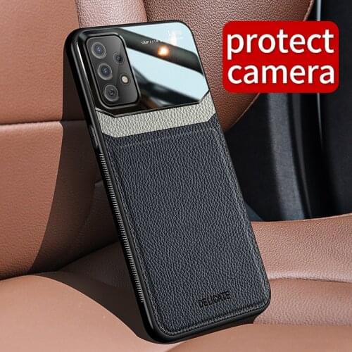 Leather Shockproof Lightweight Case for Samsung Galaxy A72 5G A52 A42 A71 A81 S20 S21 Ultra M31 M30S Note 20 Phone Bag