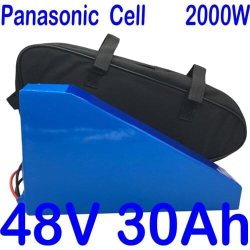 48V battery 48V 30AH 2000W Electric Bike battery 48V 29AH ebike Battery use panasonic cell with 50A BMS and 54.6V 5A charger