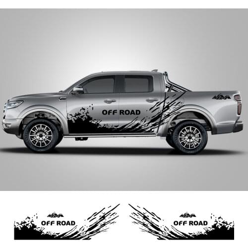 Pickup Door Side Decals For GWM Poer Pao Wingle Great Wall Car Stickers Truck Vinyl Film Decor Covers Auto Tuning Accessories