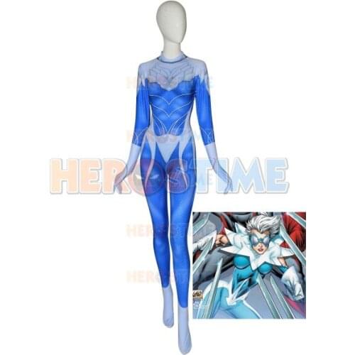 Newest Hawk Cosplay Costume Spandex 3D Print Zentai Suit Hawk Superhero Costume Halloween Costume for Party