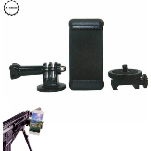 Picatinny Side 20mm Rifle Gun Rail Tripod Mount for Sony GoPro Hero, Smartphone