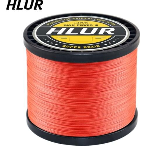 HLUR Braided Fishing Line 300m Smooth Multifilament PE 4 Strands Braided Cord 12LB - 83LB Strong Japan Technology