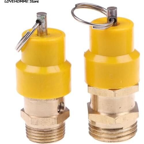 Useful 3/8" 1/2" BSP Air Compressor Safety Relief Valve Pressure Release Regulator For Pressure Piping/Vessels