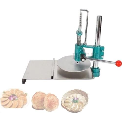 Adjustable Pancake Pressing Machine Manual Dough Sheet Presser Flat Bread Press Making Machine