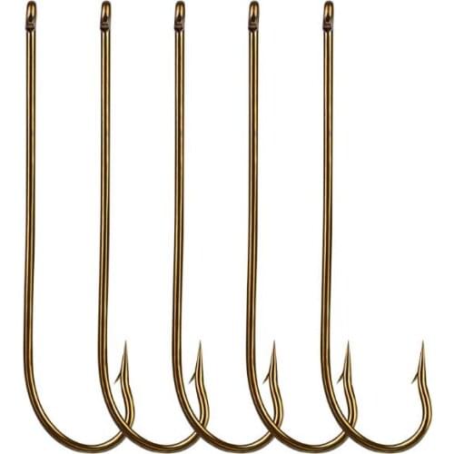 High Carbon Steel Fish hooks Long handle hook pesca fishing hooks 12#-6O fishing equipment