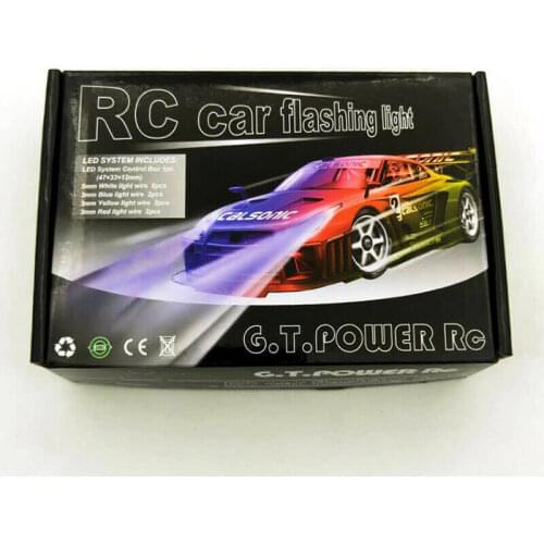 Gt Power 12 LED flashing Strobe Light control system is suitable for remote control cars
