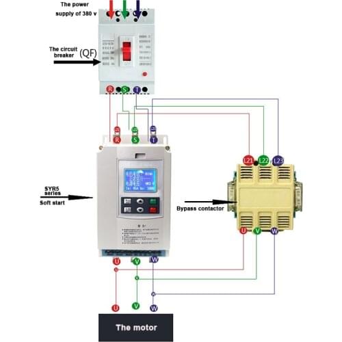 SYR5-30KW built-in bypass single-phase soft starter